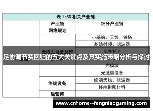 足协调节费回归的五大关键点及其实施策略分析与探讨 足协调节费回归的五大关键点及其实施策略分析与探讨